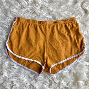 Bozzolo Gym/Casual Yellow Large Shorts